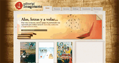 Desktop Screenshot of editorialimaginante.com.ar